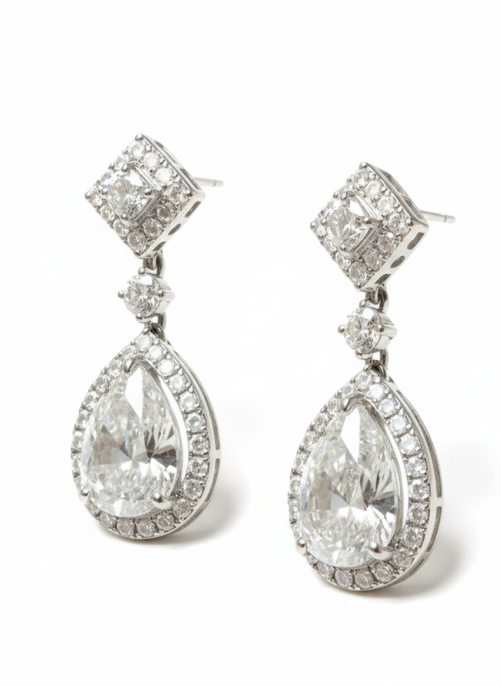 Crystal Verse Lab Diamond Earring - Fiona Diamonds - Fiona Diamonds