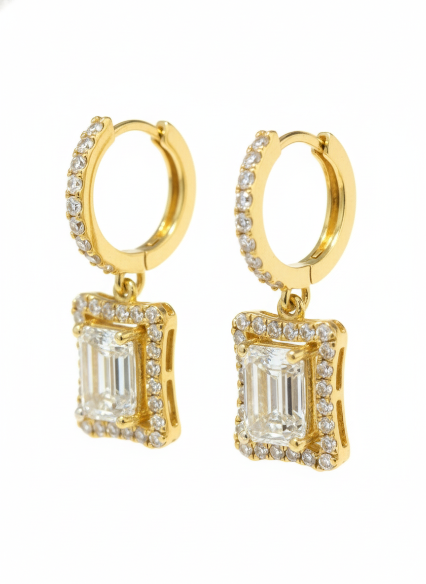 Infinite Bloom Lab Diamond Earring