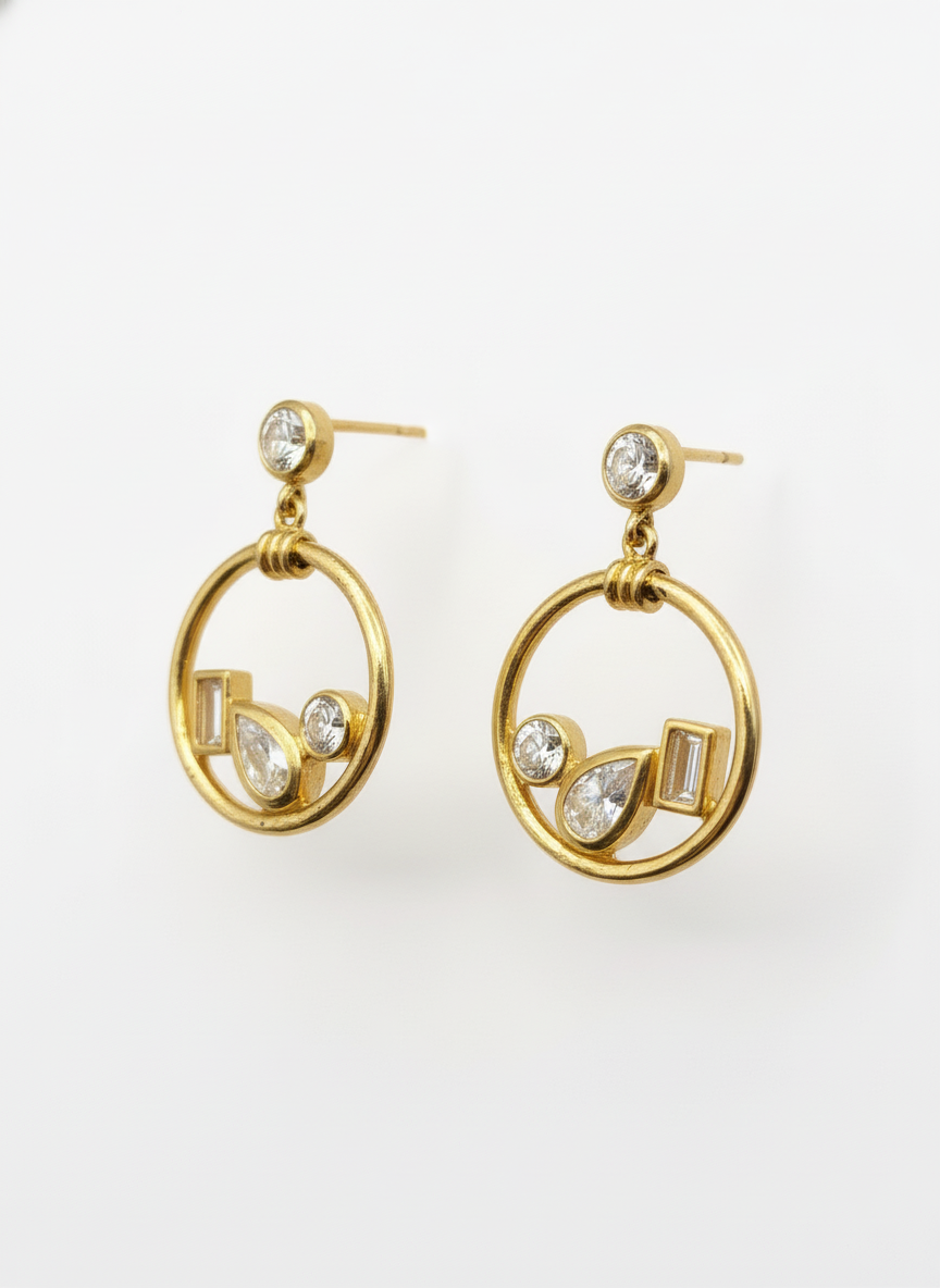 Tasha Hug Lab Diamond Earring