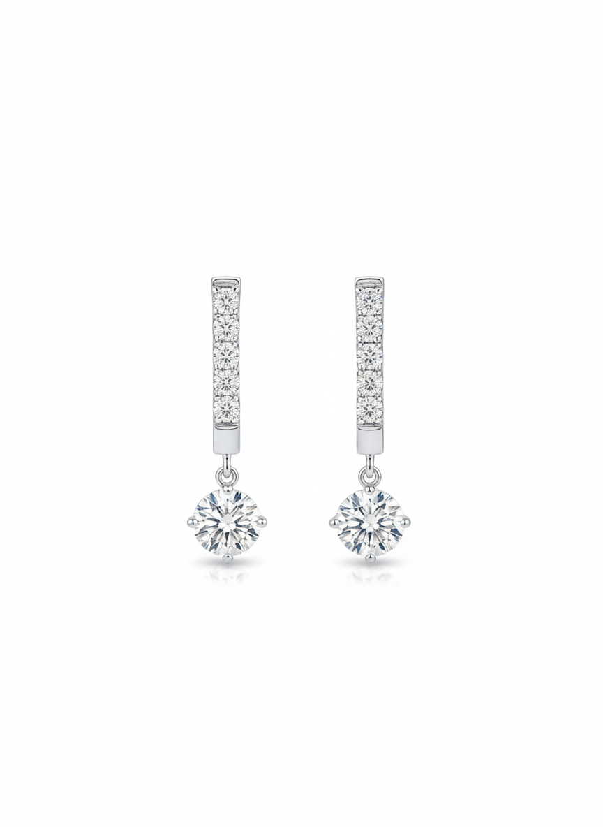 Serenexa Lab Diamond Earrings - Elegant & Refined