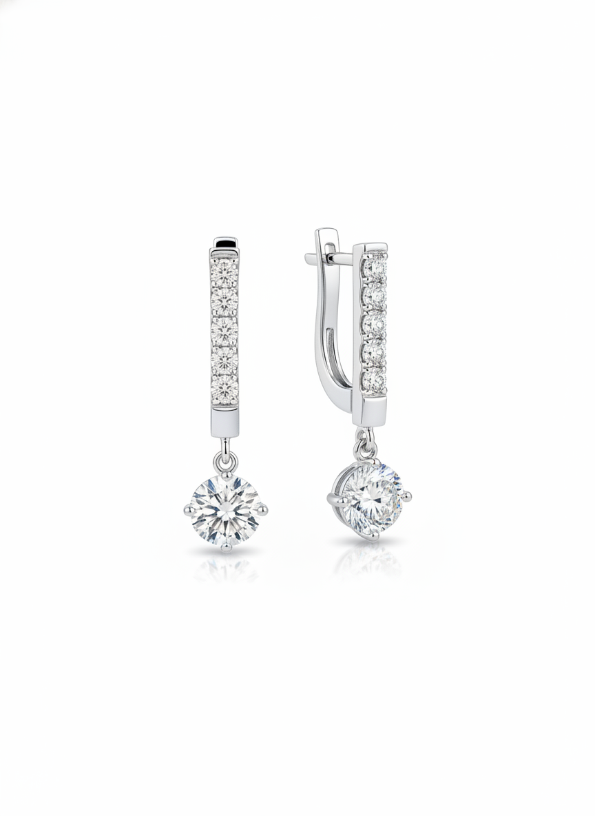 Serenexa Lab Diamond Earrings - Elegant & Refined