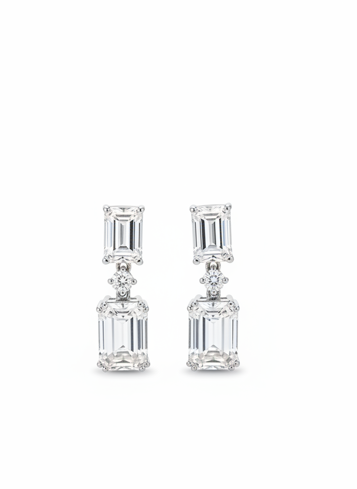 Zenixia Lab Diamond Earrings - Elegant & Classic