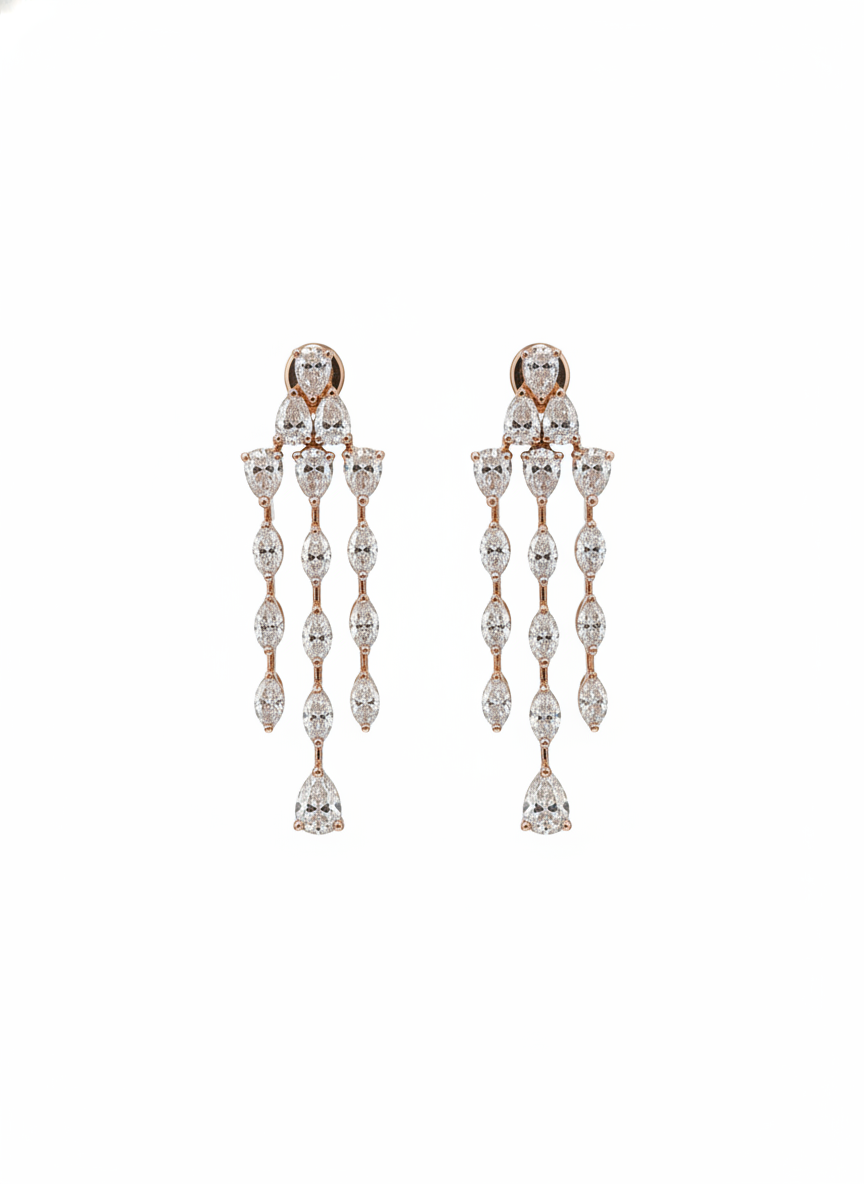 Sylvaris Lab Diamond Earring – Graceful & Chic