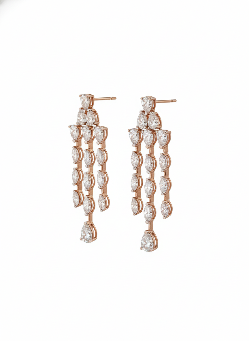 Sylvaris Lab Diamond Earring – Graceful & Chic