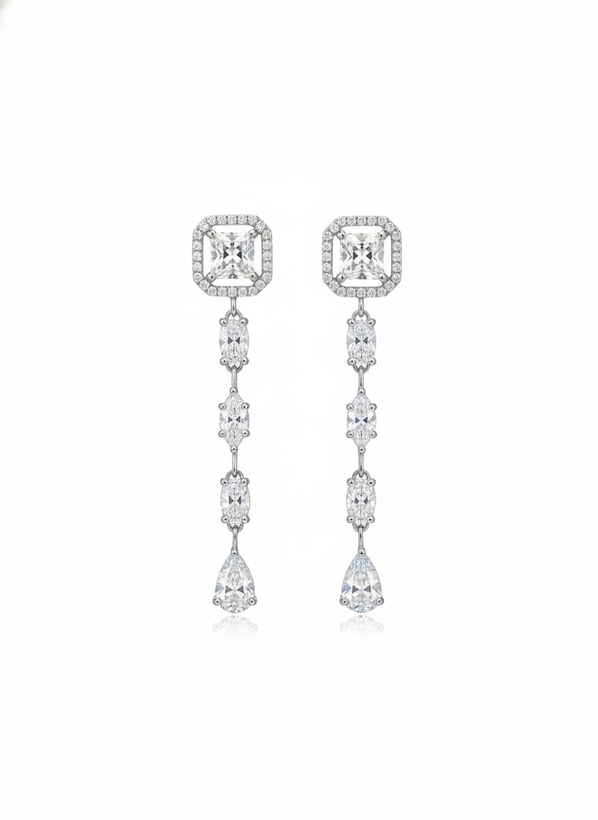 Celestial Charm Lab Diamond Earring - Fiona Diamonds - Fiona Diamonds