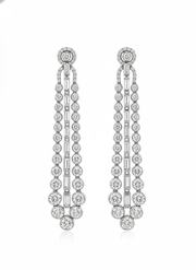 Orlissara Lab Diamond Dangler Earring