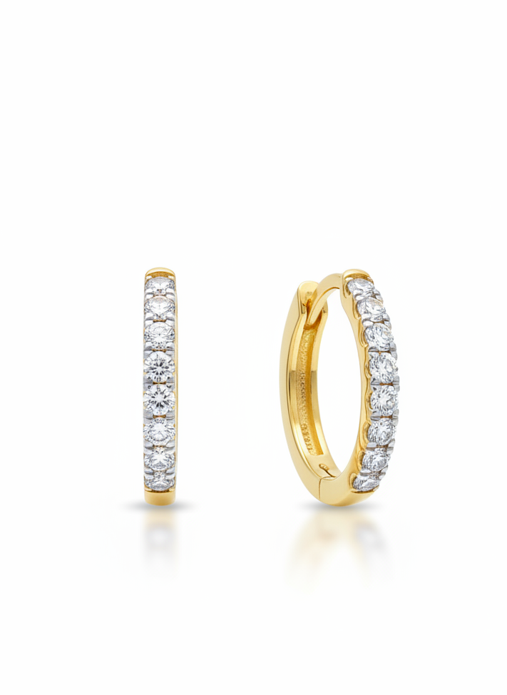 Aastha Lab Grown Diamond Earrings - Elegant Simplicity
