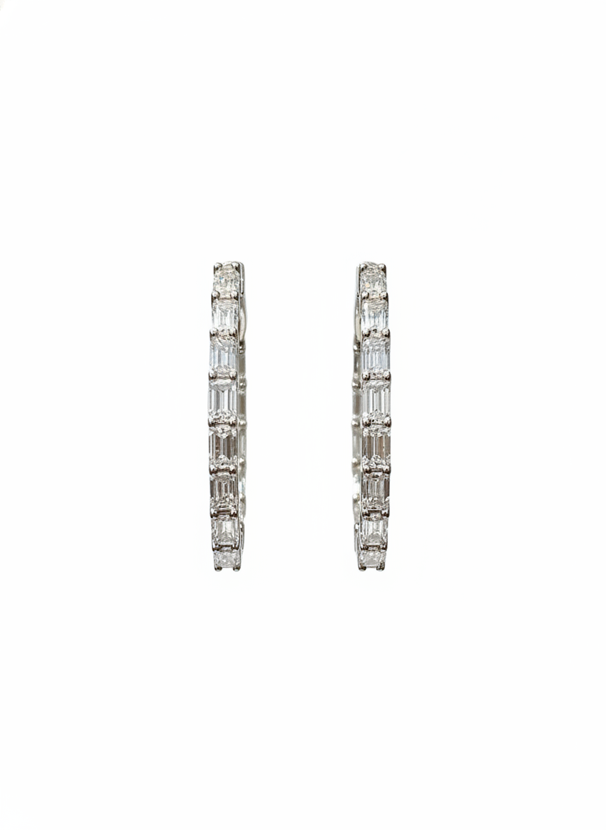 Kyrellia Lab Diamond Earring - Chic Sophistication