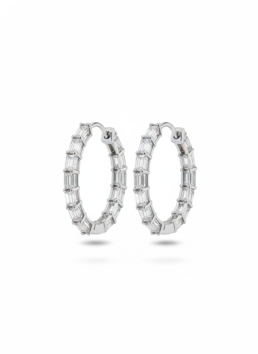 Kyrellia Lab Diamond Earring - Chic Sophistication