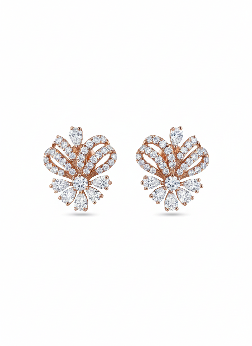 Solarexa Lab Diamond Earrings - Elegant & Radiant