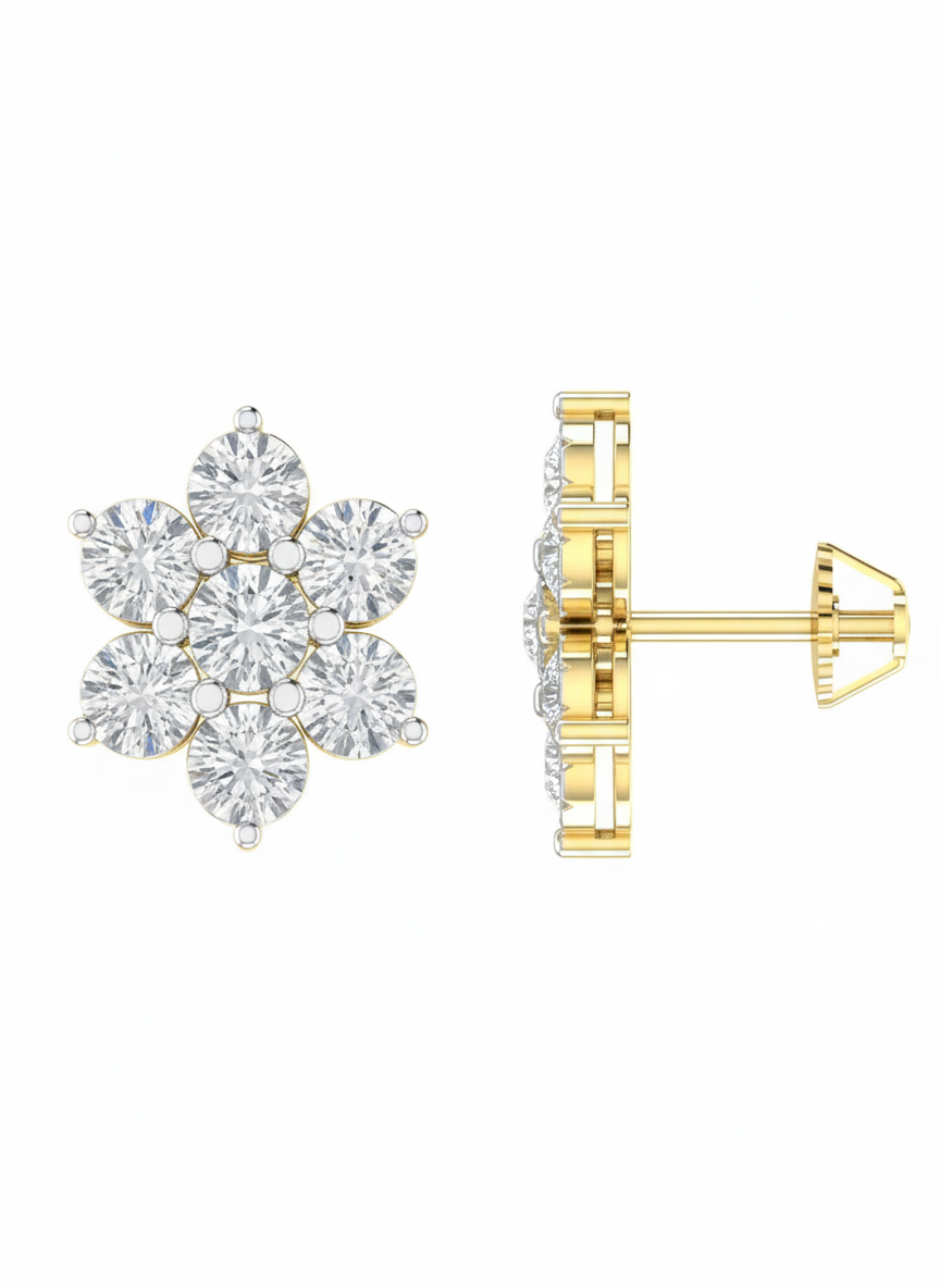 Irelia Lab Diamond Earring – Bold & Beautiful