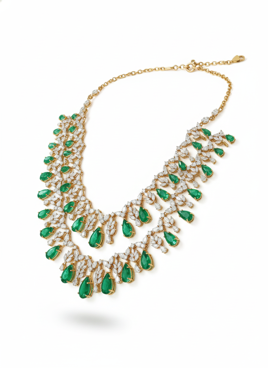 Nia Lab Diamond Necklace Timeless Elegance by Fiona Diamonds