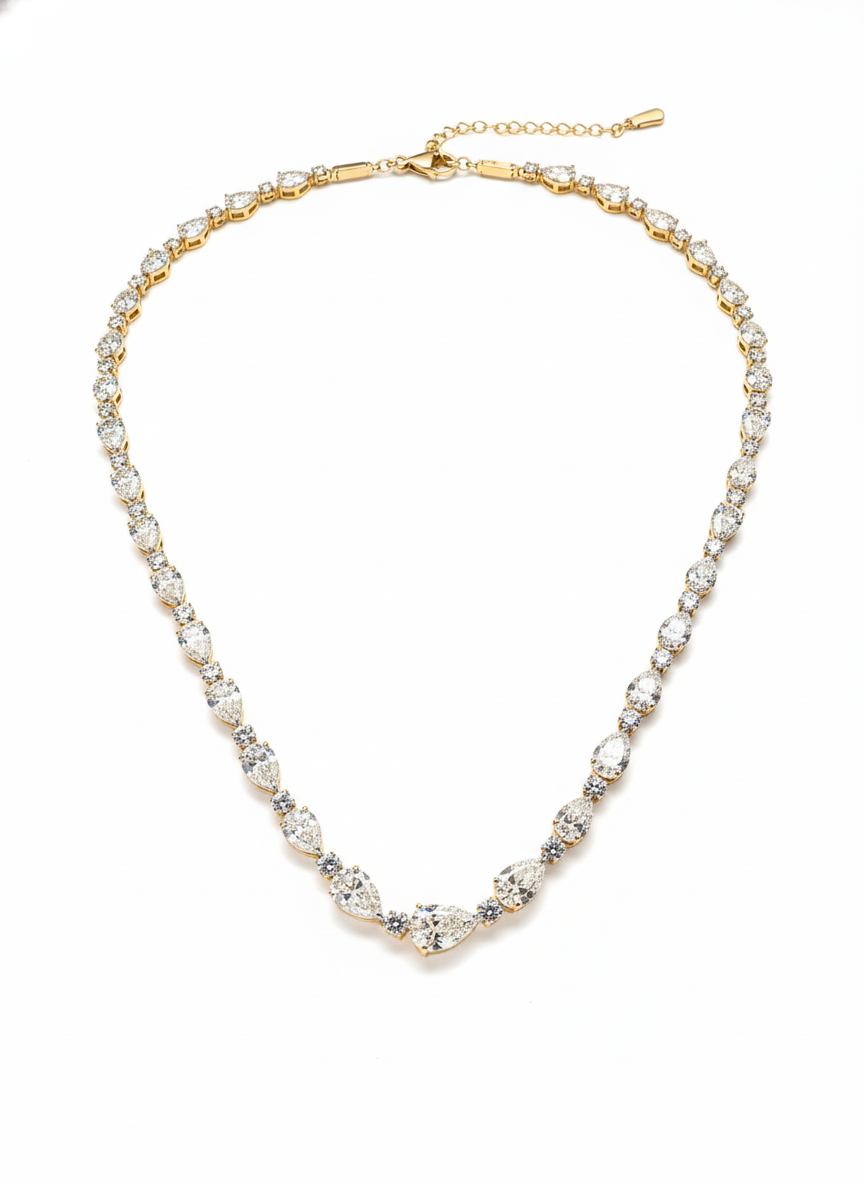 Zhenni Lab Diamond Necklace – Pure Poetry