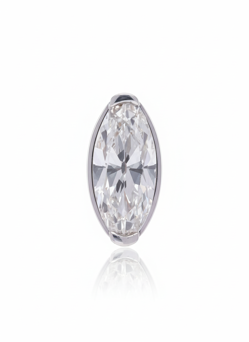 Eloria Crest Lab Diamond Earring