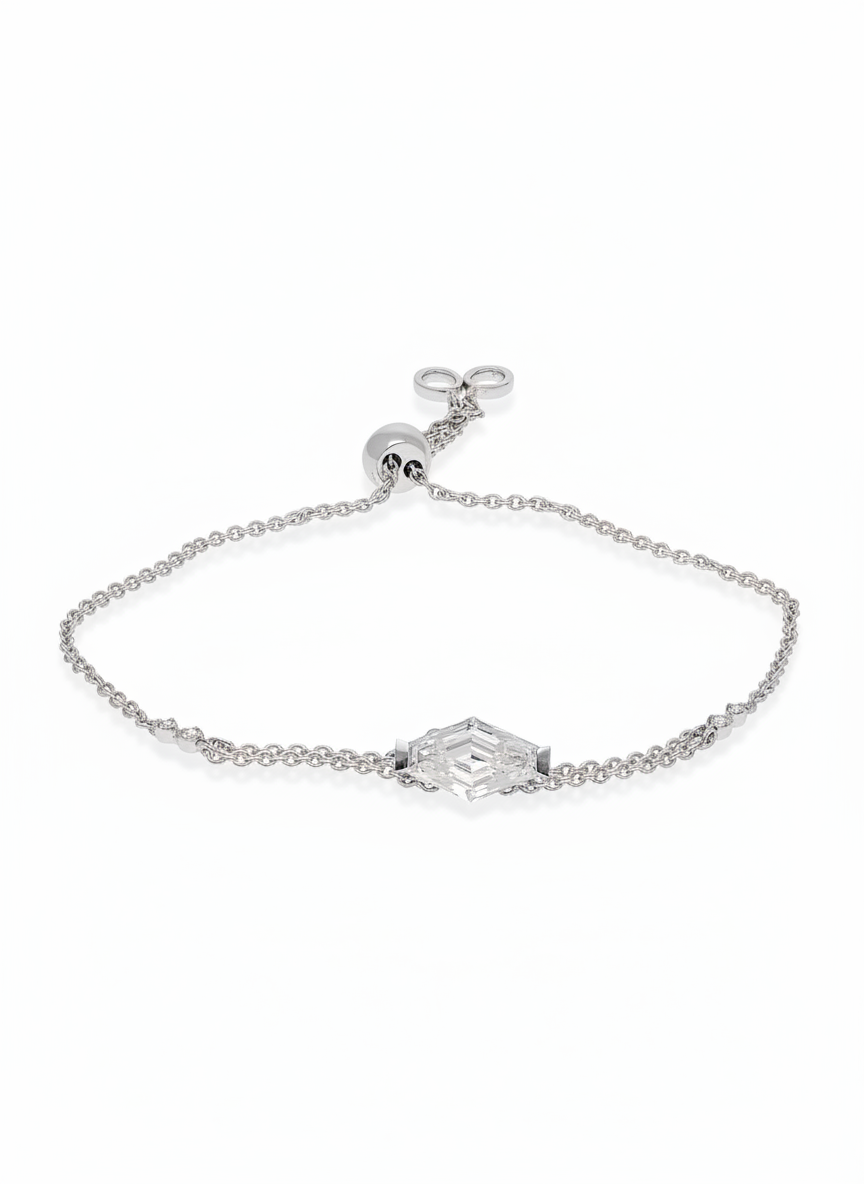 Elvra Crest Lab Diamond Bracelet