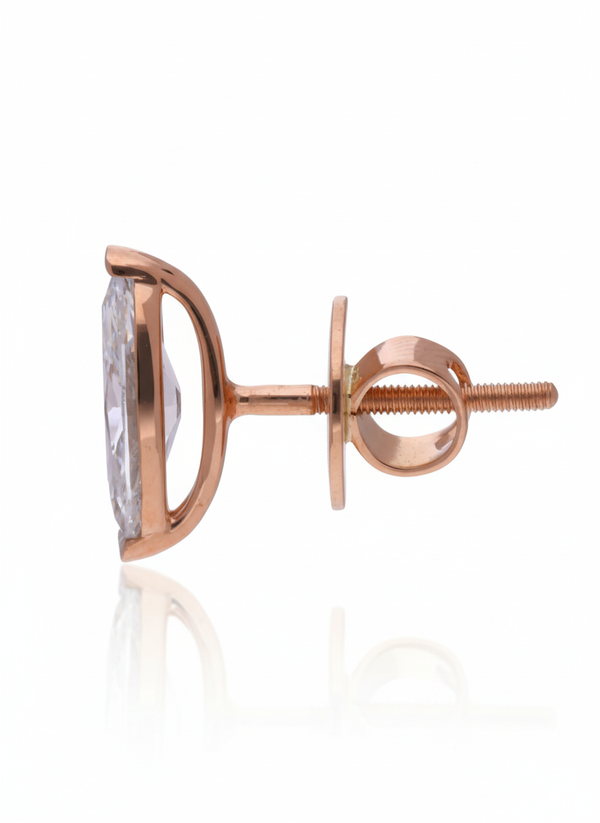 Eloria Crest Lab Diamond Earring - Fiona Diamonds - Fiona Diamonds