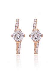 Novae Line Lab Diamond Earring