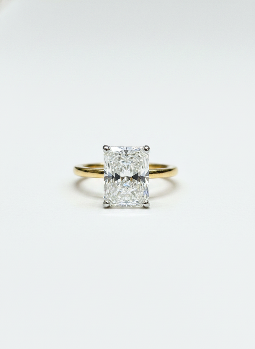 Draeven Coil 3ct Lab Diamond Ring