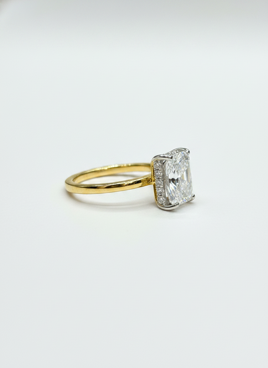Draeven Coil 3ct Lab Diamond Ring