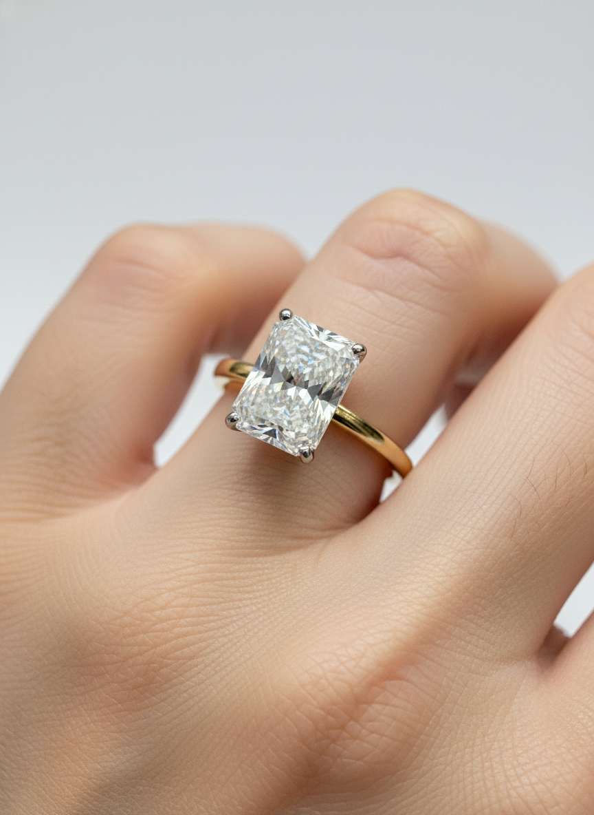 Draeven Coil 3ct Lab Diamond Ring
