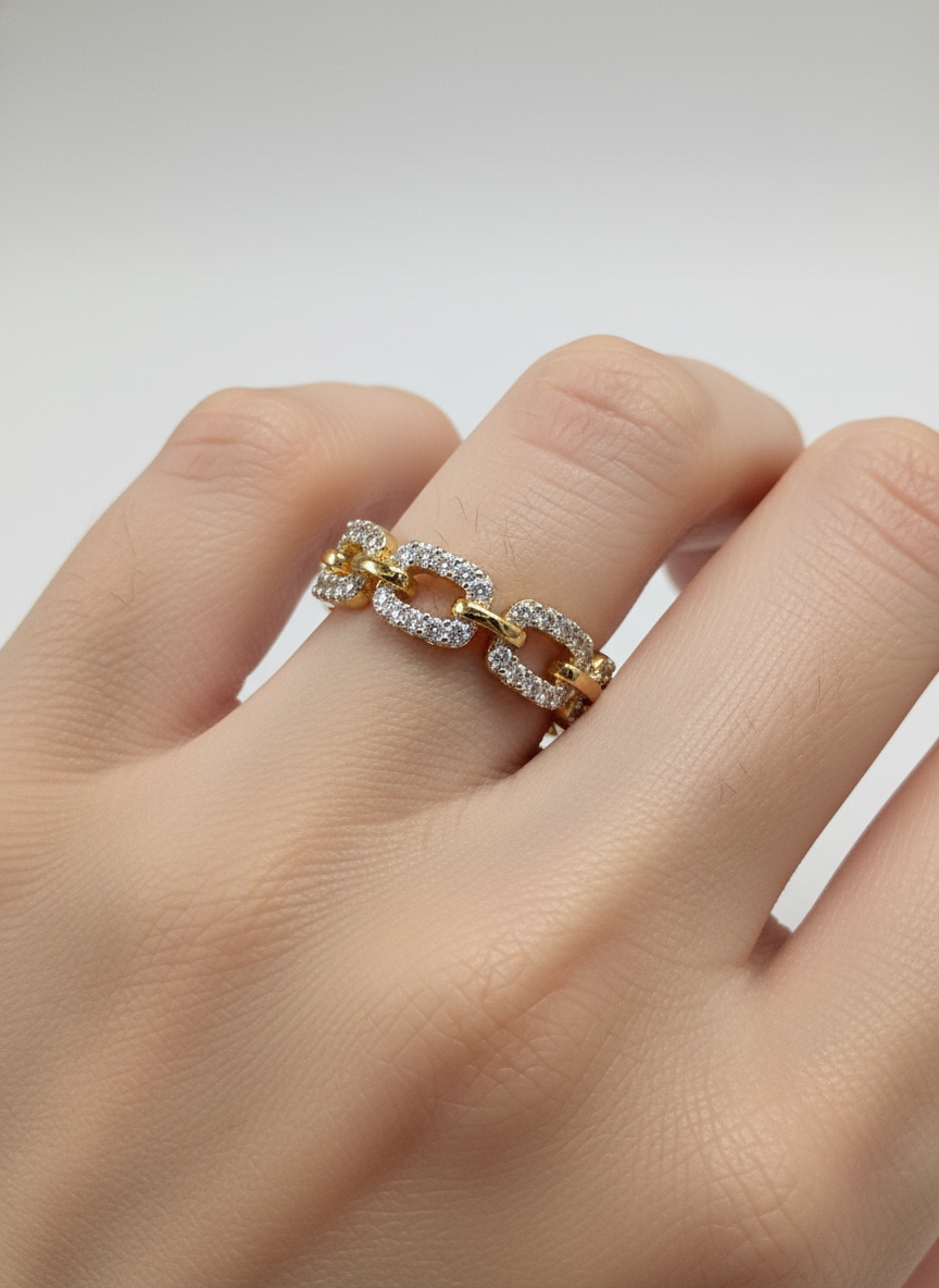 Lyrexora Lab Grown Diamond Ring in 18kt Gold Vermeil - Fiona Diamonds - Fiona Diamonds