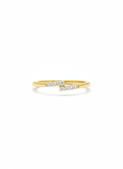 Avyrelis Lab Grown Diamond Ring in 18kt Gold Vermeil - Fiona Diamonds - Fiona Diamonds