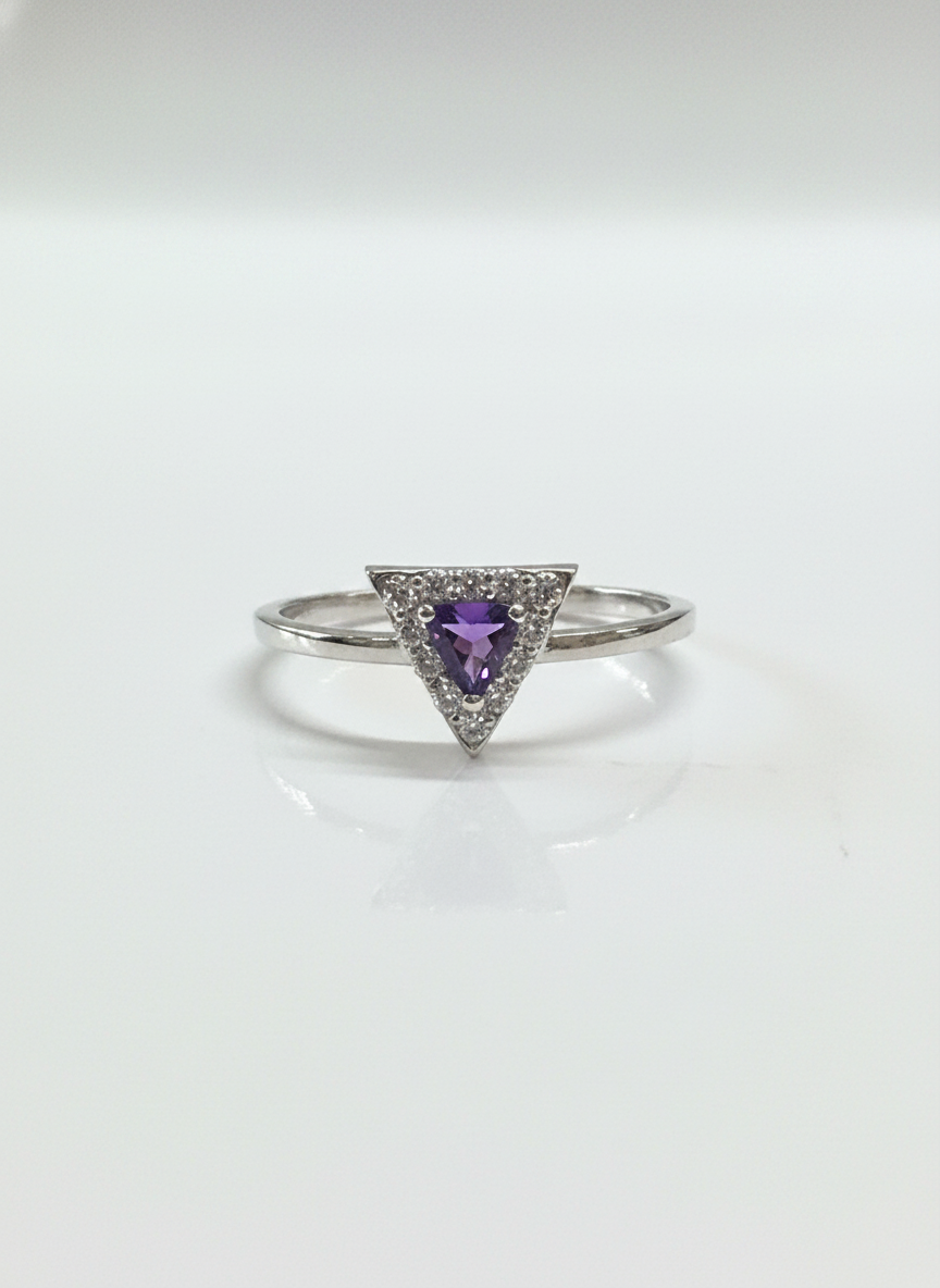 Qyveris Lab Grown Diamond Ring in 18kt Gold Vermeil - Fiona Diamonds - Fiona Diamonds