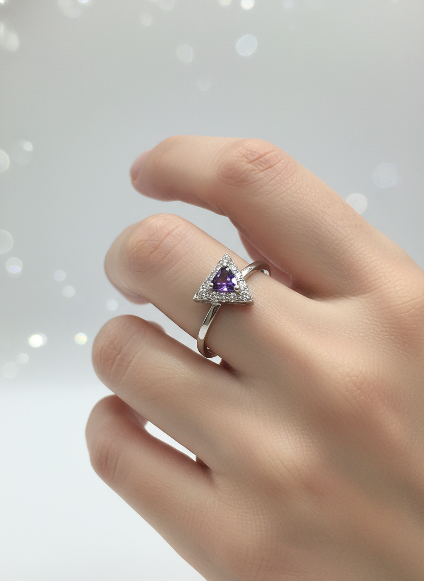 Qyveris Lab Grown Diamond Ring in 18kt Gold Vermeil - Fiona Diamonds - Fiona Diamonds