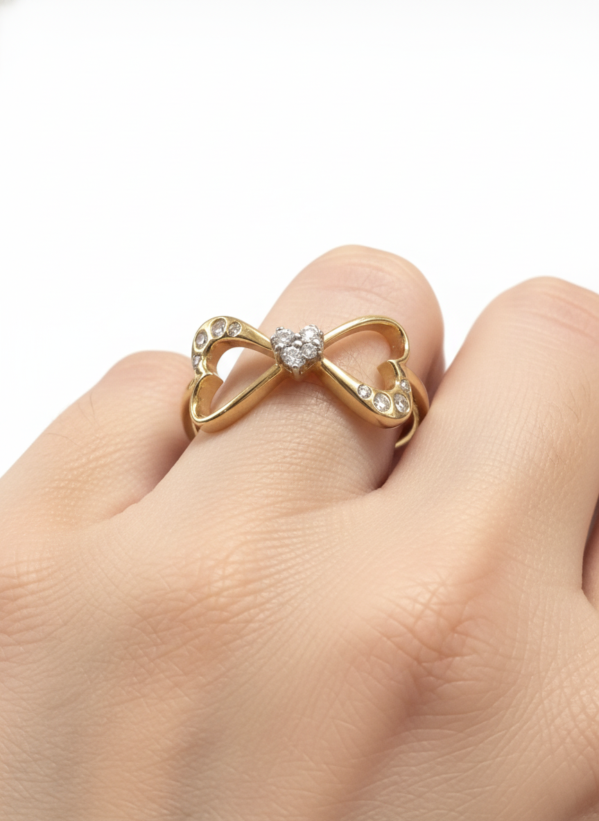 Zoryphix Lab Grown Diamond Ring in 18kt Gold Vermeil - Fiona Diamonds - Fiona Diamonds