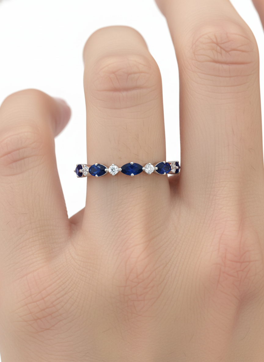 Twilight Bond Ring in 18kt Gold Vermeil - Fiona Diamonds - Fiona Diamonds