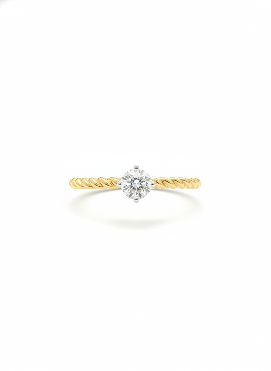 Sacred Orbit Ring in 18kt Gold Vermeil - Fiona Diamonds - Fiona Diamonds