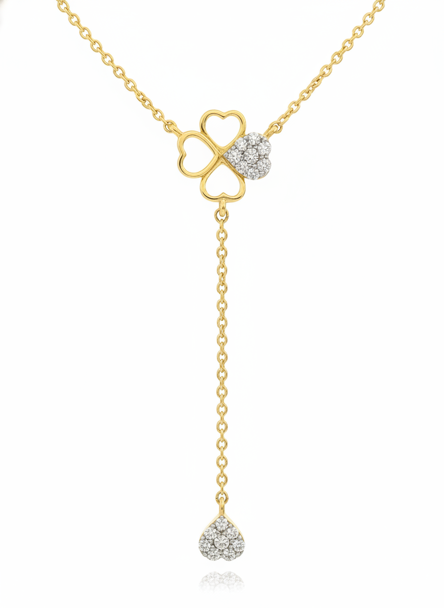 Auric Bloom Necklace in 18kt Gold Vermeil - Fiona Diamonds - Fiona Diamonds