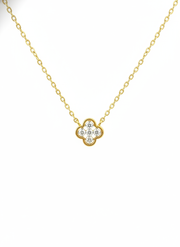 Zynthera Lab Grown Diamond Necklace in 18kt Gold Vermeil - Fiona Diamonds - Fiona Diamonds
