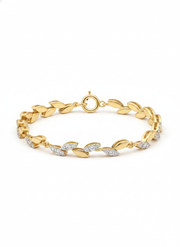 Zorynth Lab Grown Diamond Bracelet in 18kt Gold Vermeil - Fiona Diamonds - Fiona Diamonds
