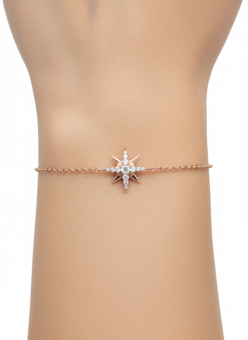 Xyphera Lab Grown Diamond Bracelet in 18kt Gold Vermeil - Fiona Diamonds - Fiona Diamonds