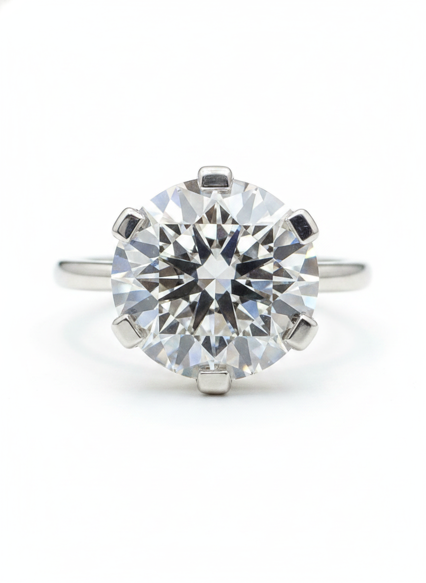 Soleil Bezel Lab Diamond Ring - Fiona Diamonds - Fiona Diamonds