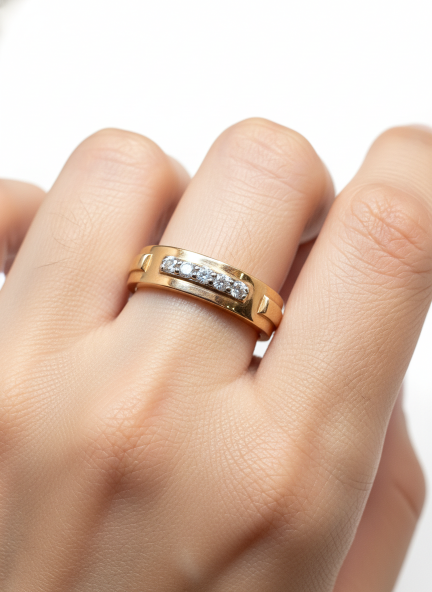 Cipher Crown Lab Diamond Ring - Fiona Diamonds - Fiona Diamonds