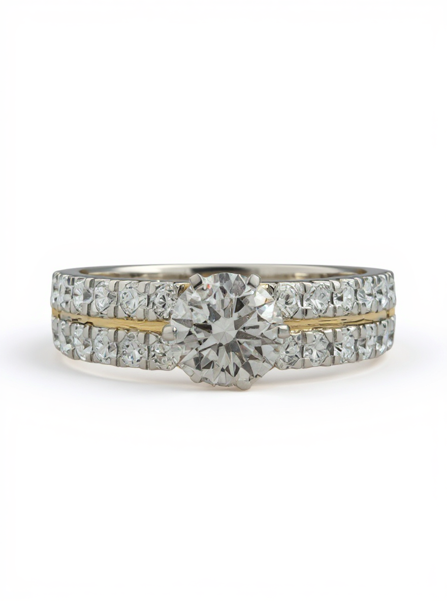 Hanying 80 Pointer Lab Diamond Ring - Timeless Brilliance - Fiona Diamonds - Fiona Diamonds