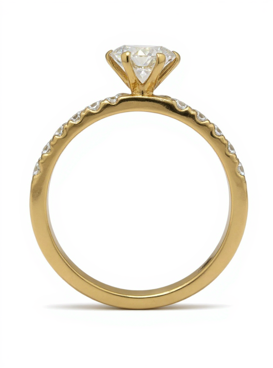Hanying 80 Pointer Lab Diamond Ring - Timeless Brilliance - Fiona Diamonds - Fiona Diamonds