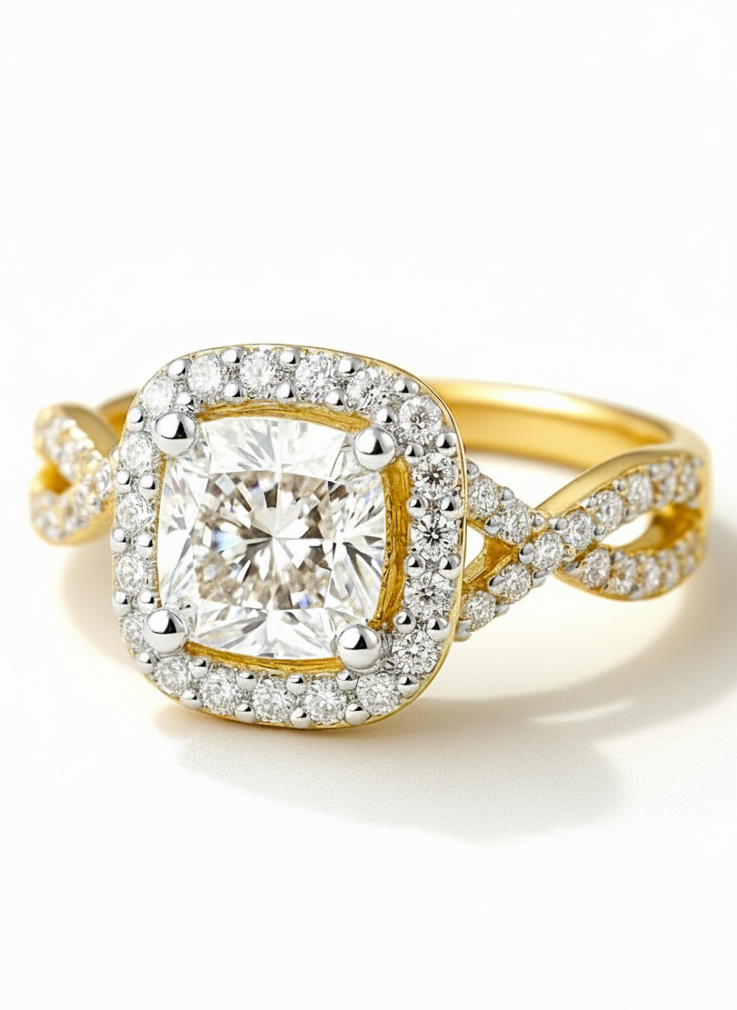 Haolin Lab Diamond Ring – Soft Spark
