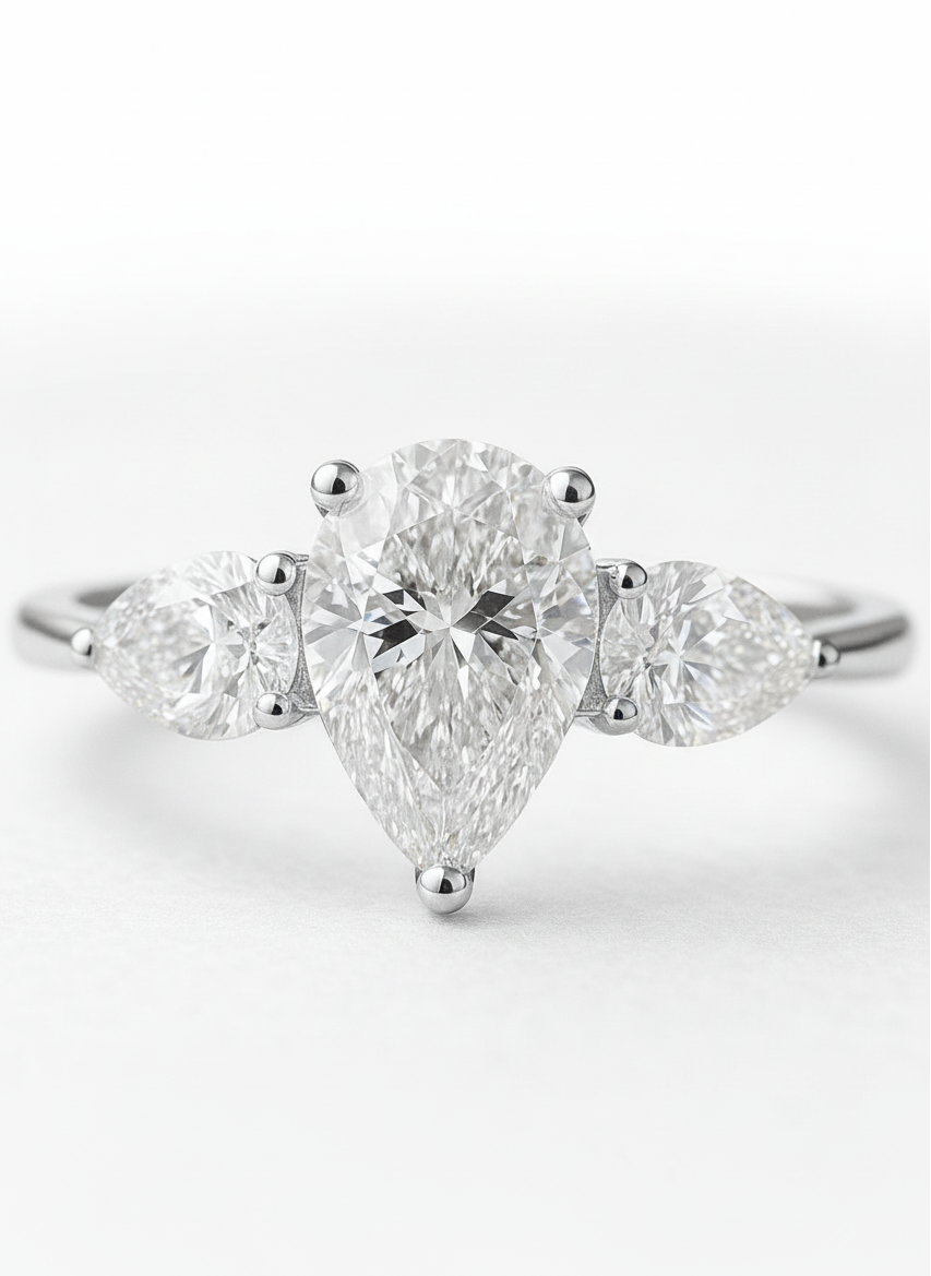 Ziyan Lab Diamond Ring – Purple Charm - Fiona Diamonds - Fiona Diamonds