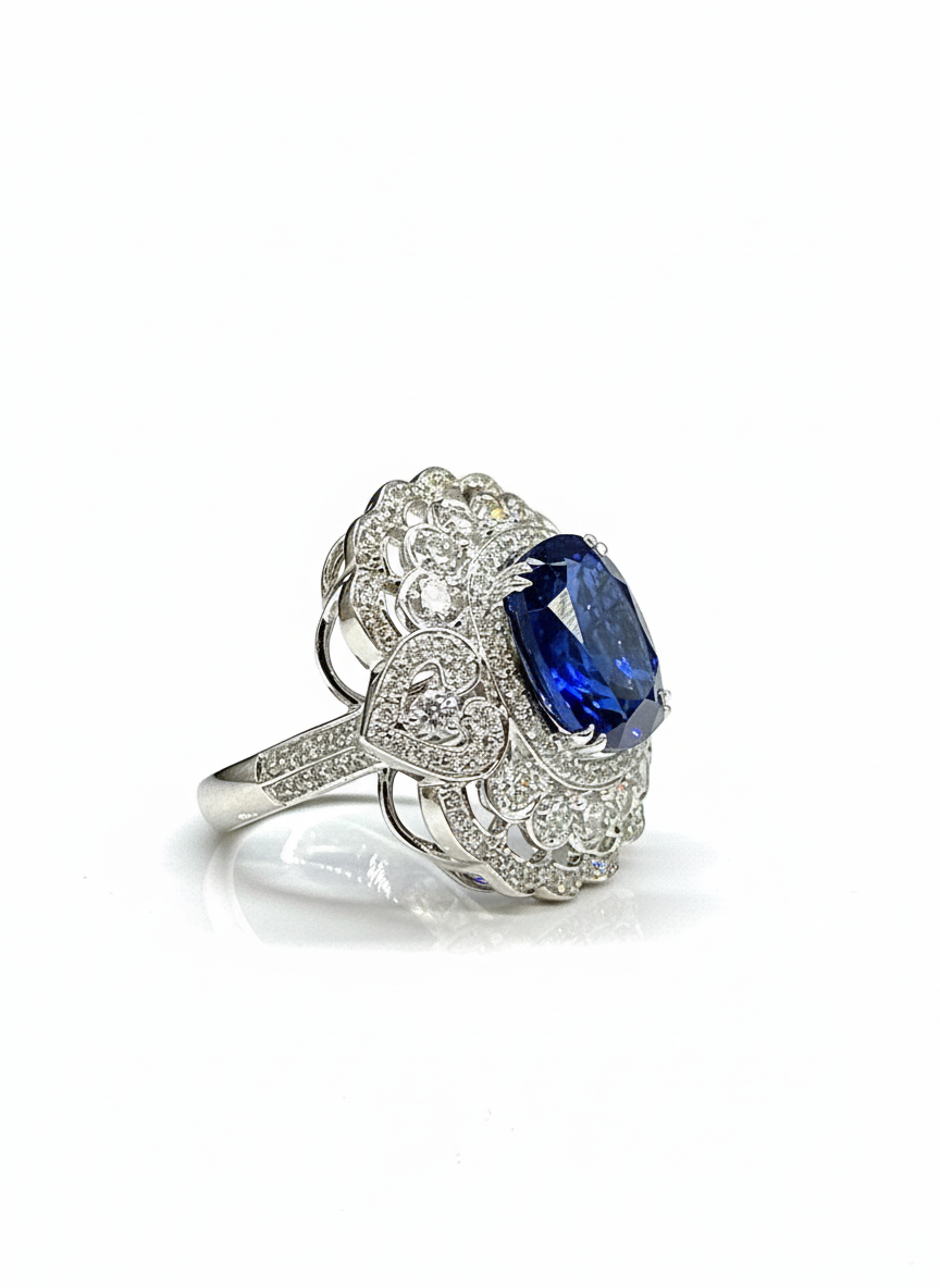 Fascinate Lab Grown Diamond Ring - Radiant & Unique - Fiona Diamonds - Fiona Diamonds