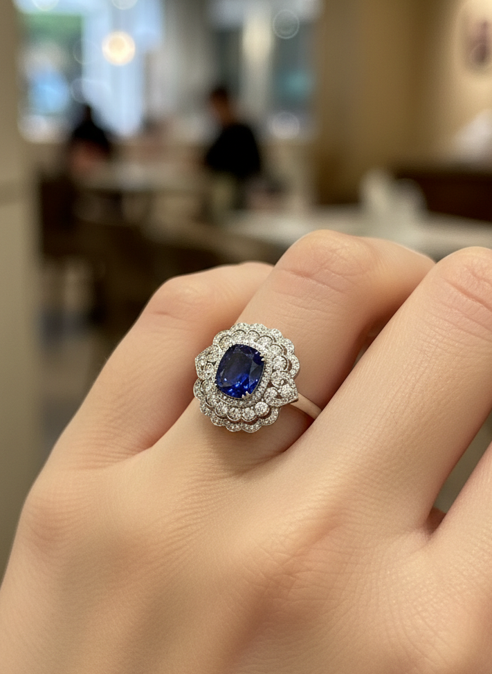 Fascinate Lab Grown Diamond Ring - Radiant & Unique - Fiona Diamonds - Fiona Diamonds