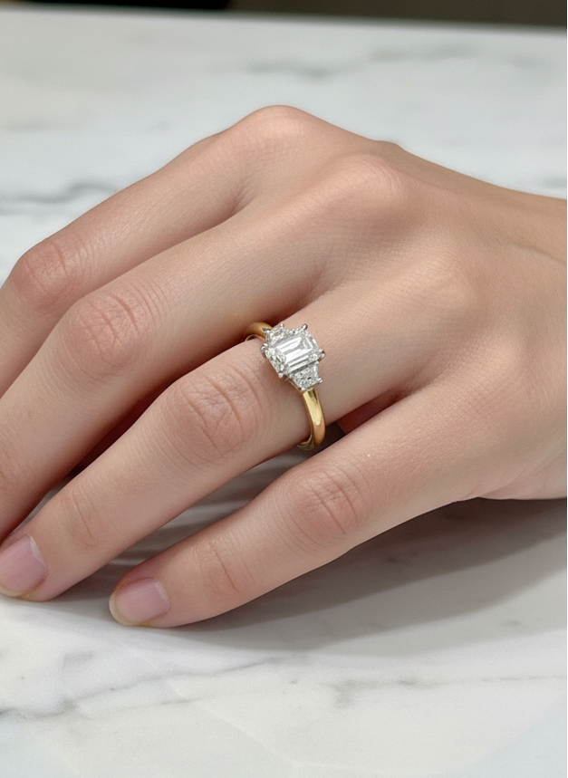 Dazzling 1ct Lab Grown Diamond Ring - Radiant & Elegant