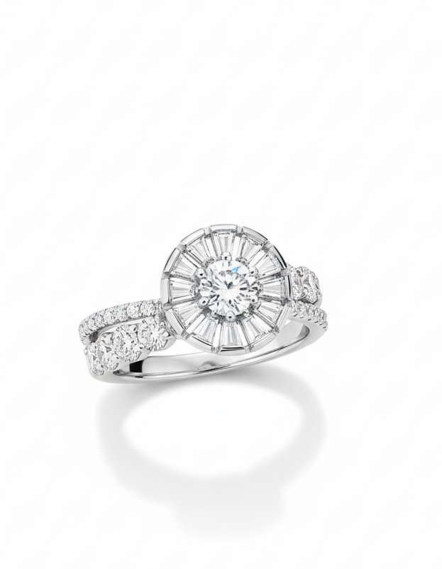Vellichor 50 Pointer Lab Diamond Ring - Fiona Diamonds - Fiona Diamonds