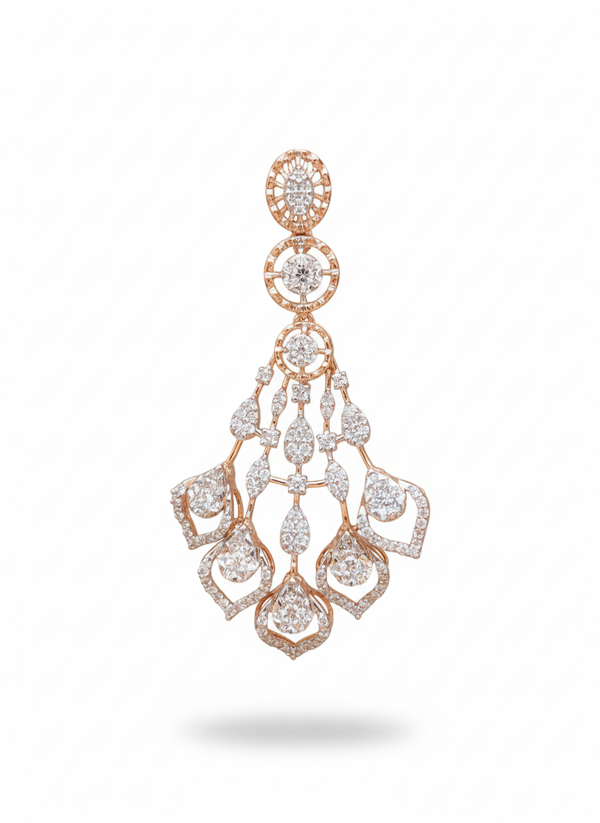 Lyria Lab Grown Diamond Necklace Set – Radiant & Unique