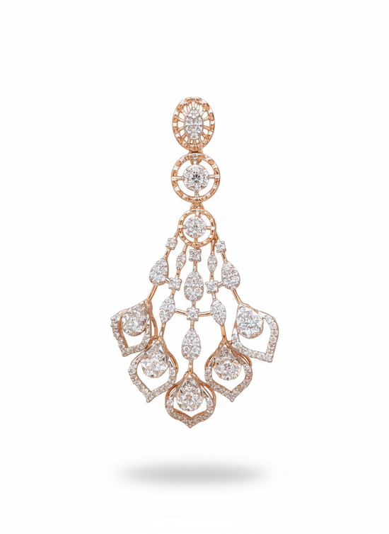 Lyria Lab Grown Diamond Necklace Set – Radiant & Unique