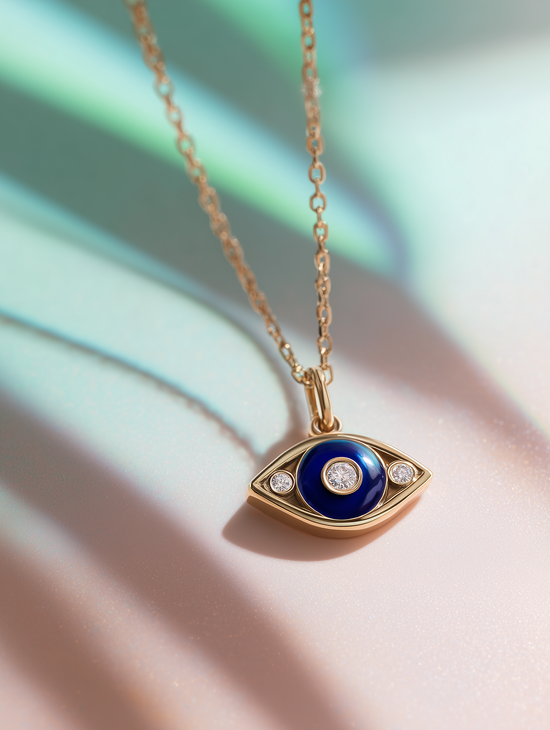 Eternal Watch Lab Diamond Evil Eye Pendant - Fiona Diamonds - Fiona Diamonds
