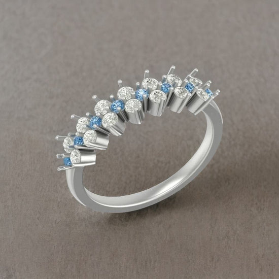 Serene lab diamond ring for women