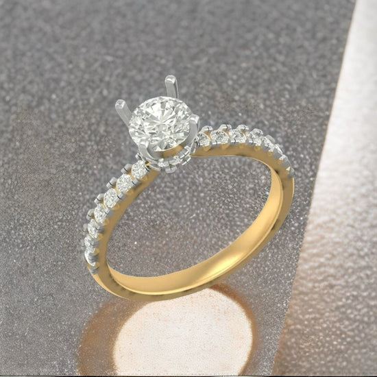 Lumo lab grown diamond fancy ring